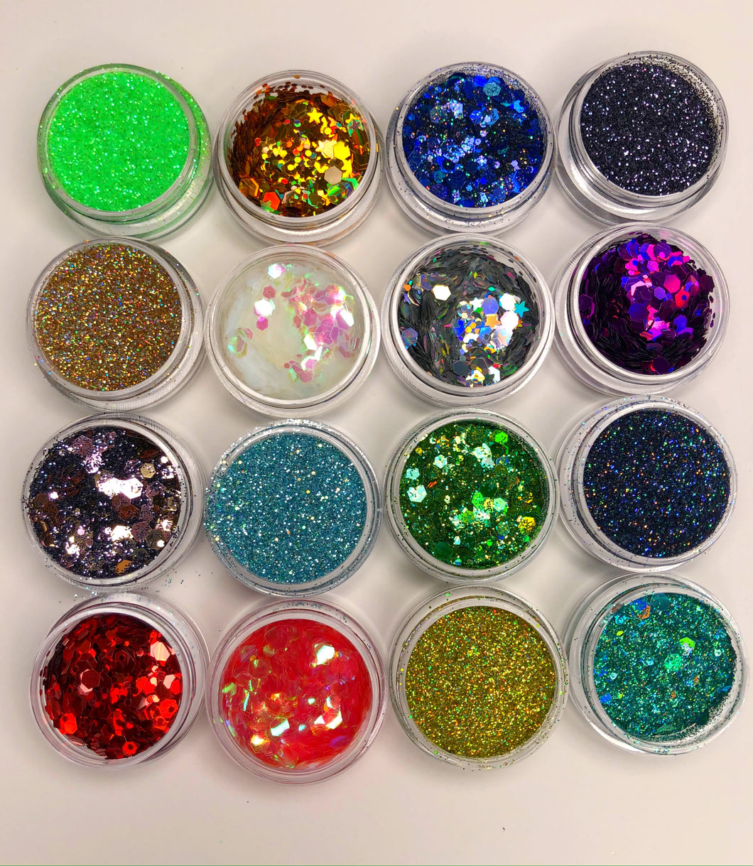 Rainbow Loose and Chunky Glitters Bundle - 16 Shades